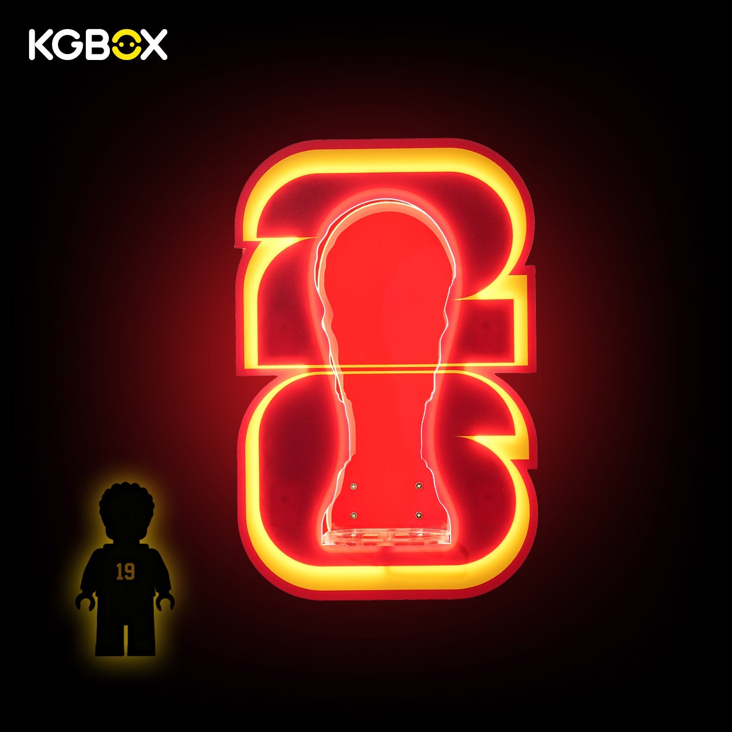 LED Wall-Mounted Display Stand for LEGO 43020 FIFA World Cup Trophy | KGBOX