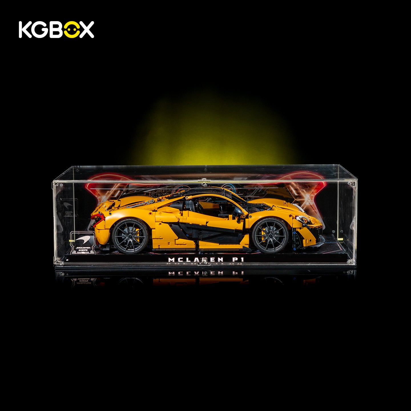 KGBOX Premium Version display case for LEGO 42172 McLaren P1