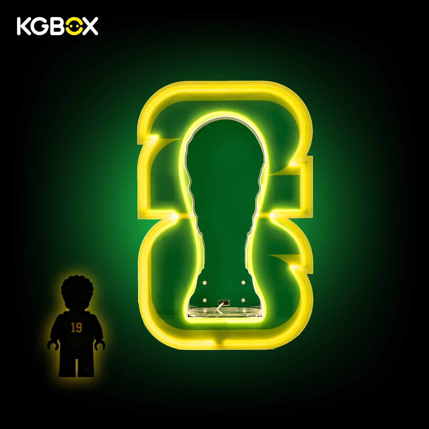 LED Wall-Mounted Display Stand for LEGO 43020 FIFA World Cup Trophy | KGBOX