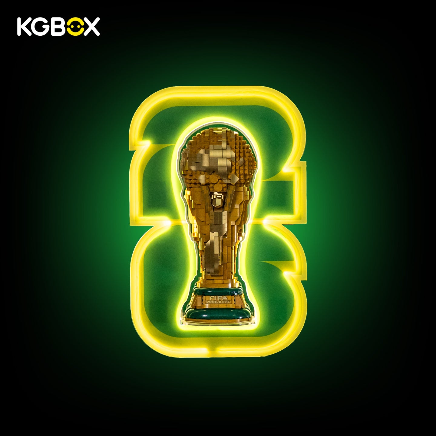 LED Wall-Mounted Display Stand for LEGO 43020 FIFA World Cup