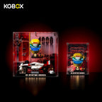 Single‑set & dual‑set 43024+10330 options. Premium with LED, nameplate & laser insert; Standard with UV‑backplate & mirror base. LEGO helmets NOT included.