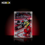 Empty Standard Assembly‑Kit showcase for LEGO43024 Ayrton Senna Helmet, single‑helmet case, no lighting, model not included
