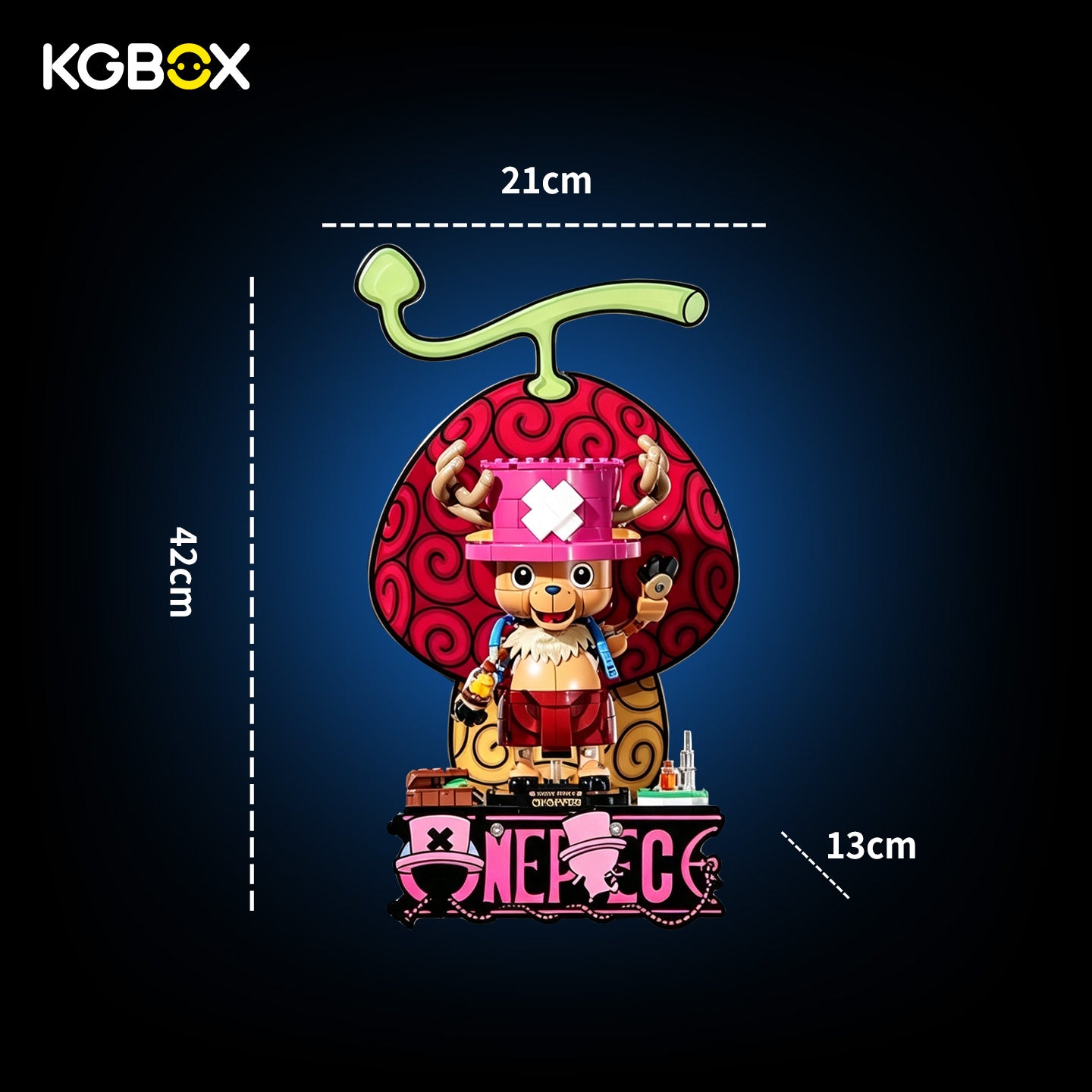 LED UV Display Case for LEGO Tony Tony Chopper (75643) | KGBOX