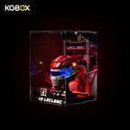 LEGO Charles Leclerc Ferrari Helmet (43014) LED & UV Printing Display Case | KGBOX Case