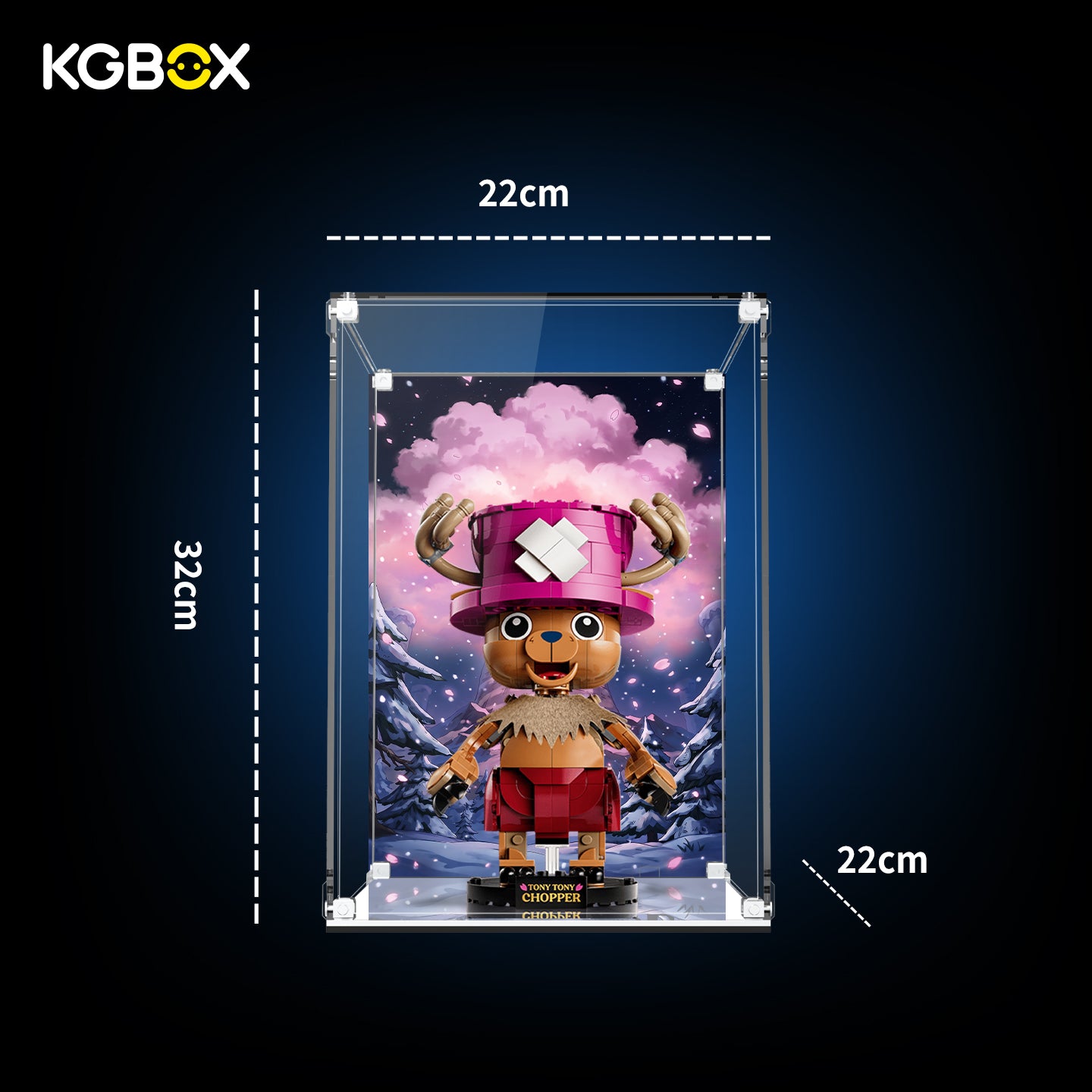 LED UV Display Case for LEGO Tony Tony Chopper (75643) | KGBOX