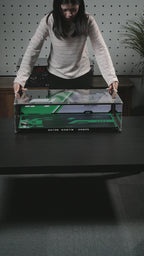 Demo for KGBOX Premium & Deluxe display case compatible with LEGO 42240 Aston Martin F1