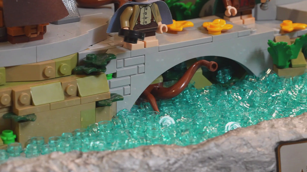 Display Case For LEGO 10316 THE LORD OF THE RINGS RIVENDELL