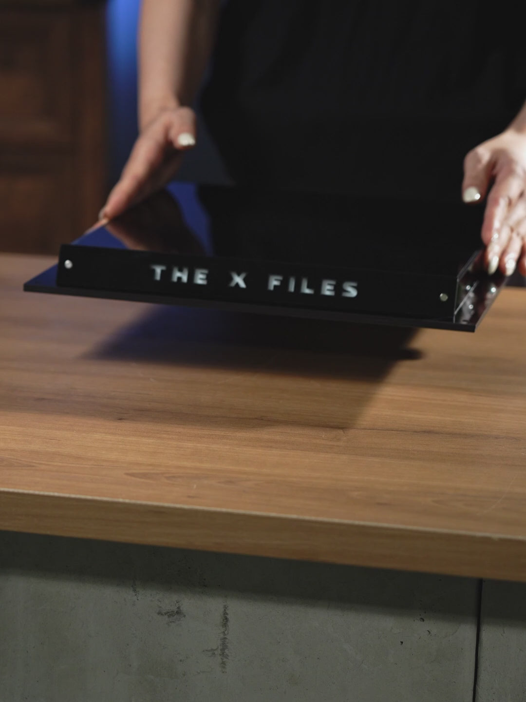 KGBOX full function demo video for LEGO 21369 The X‑Files acrylic display case